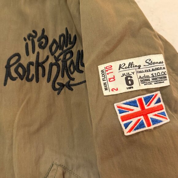 Rolling Stones Green Army Jacket - Picture 6 of 7